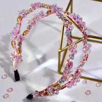 serre-tete-mariage-rose