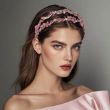 serre-tete-mariage-rose