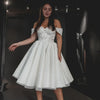 Robe de Mariée Fourreau Courte