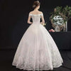 Robe de Mariée Col Bateau Dentelle