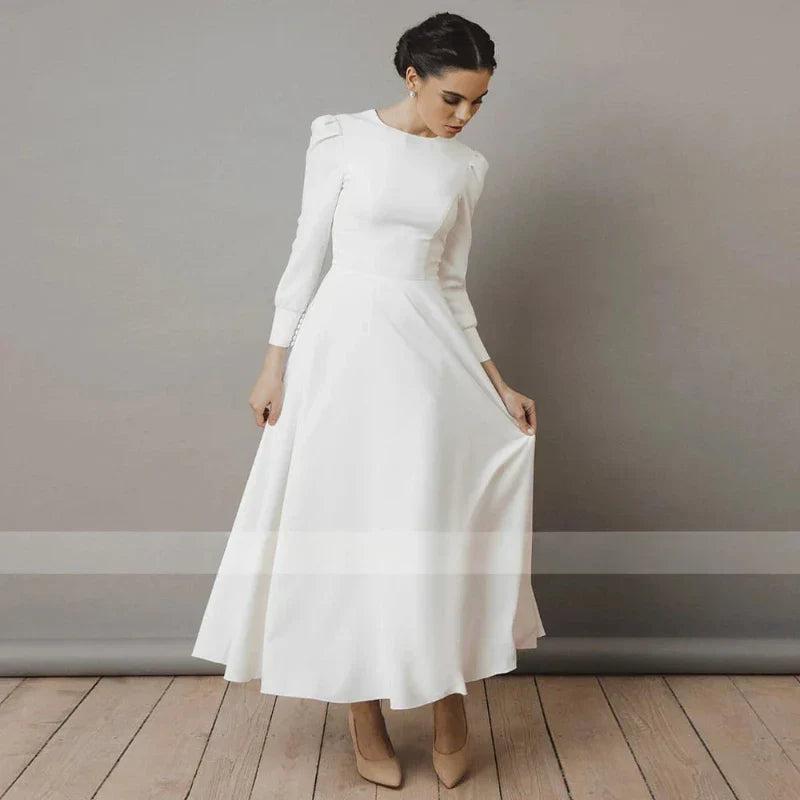robe-de-mariee-simple-longue
