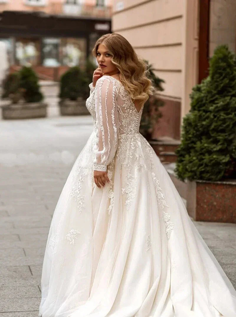 robe-de-mariee-trapeze-princesse