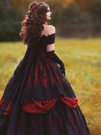 robe-mariee-rouge-noir