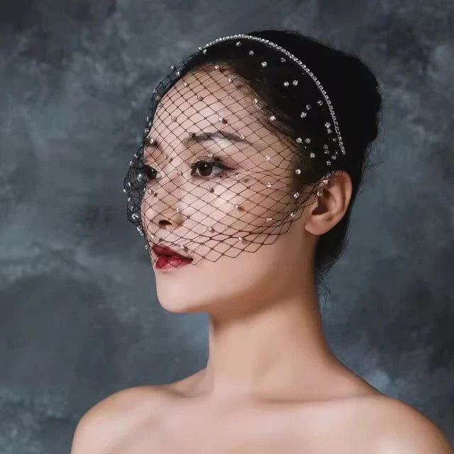 Voile de mariée cheveux court