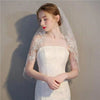 Voile de mariée court en dentelle