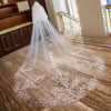 Voile de mariée moderne