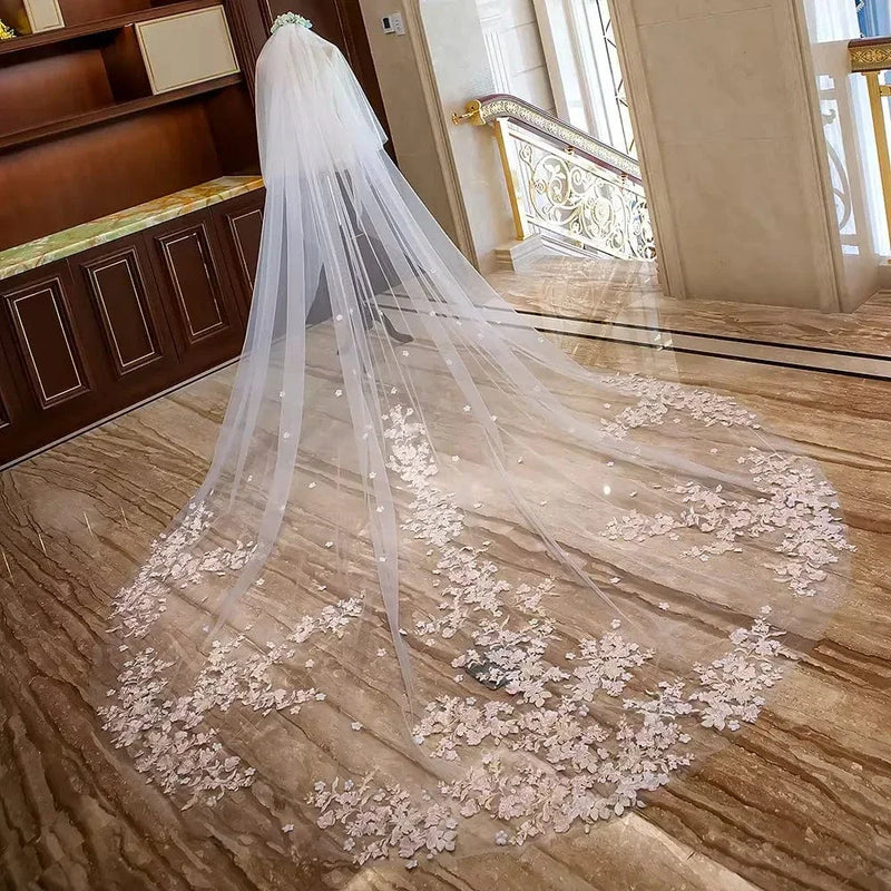 Voile de mariée moderne