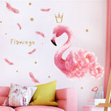 stickers-flamant-rose