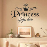 Stickers ici dort une princesse