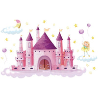 autocollant-mural-chateau-princesse