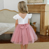 robe-princesse-rose-petite-fille