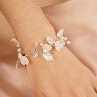 bracelet-mariee-fleurs-et-perles-argent