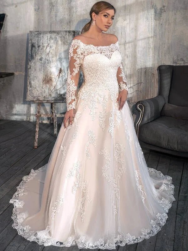 Robe de mariage femme ronde