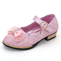 chaussures-fille-noir-et-rose