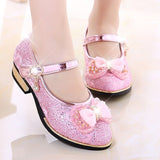 chaussures-fille-noir-et-rose