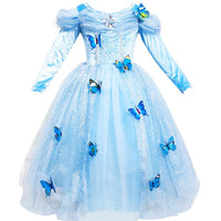 robe-princesse-fille-manche-longue