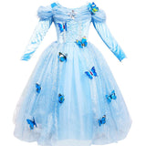 robe-princesse-fille-manche-longue