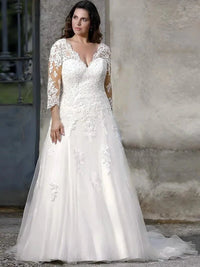dentelle-robe-de-mariee-pour-femme-ronde