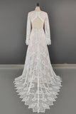 robe-de-mariee-boheme-decollete-plongeant
