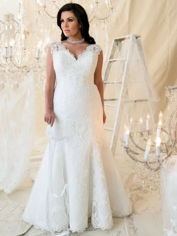 Femme Ronde Robe de Mariée