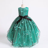 robe-princesse-vert-emeraude