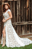robe-blanche-ceremonie-style-champetre