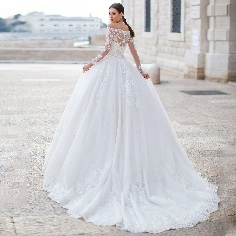 Robe de Mariée Princesse Haut Dentelle