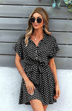 robe-a-pois-courte-rustique-decontracte