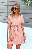 robe-a-pois-courte-rustique-decontracte
