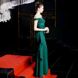 robe-de-bal-de-promo-verte