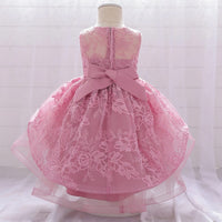robe-bebe-mariage-rose