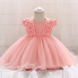 robe-bebe-fille-rose-poudre