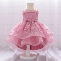 robe-bebe-mariage-rose