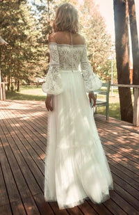 robe-blanche-boheme-longue