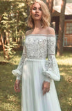 robe-blanche-boheme-longue