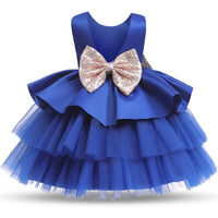 robe-mariage-bebe-bleu-marine
