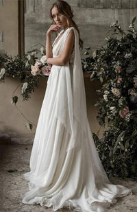 robe-boheme-champetre-blanche