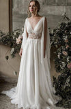 robe-boheme-champetre-blanche