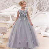 robe-ceremonie-fille-grise