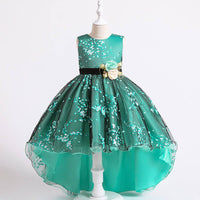 robe-princesse-vert-emeraude