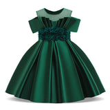 robe-ceremonie-fille-vert-emeraude