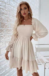 robe-champetre-manche-longue