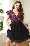 robe-courte-florale