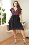 robe-courte-florale