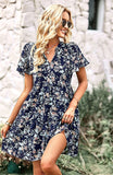 robe-courte-imprime-floral