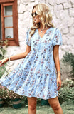 robe-courte-imprime-floral