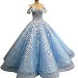 robe-de-bal-forme-princesse-longue