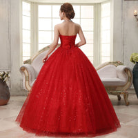 robe-de-mariee-princesse-paillette-rouge