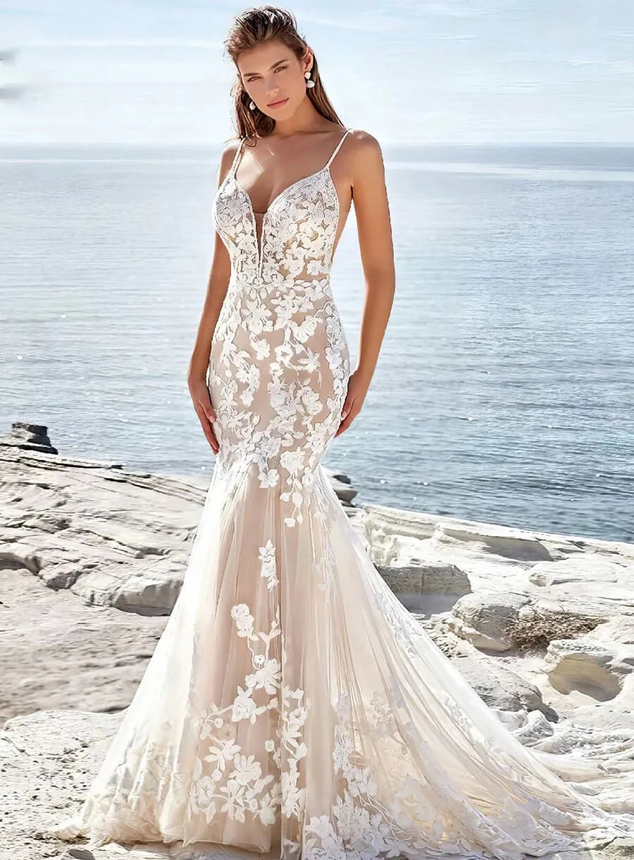 Robe Sirène Mariage Bohème
