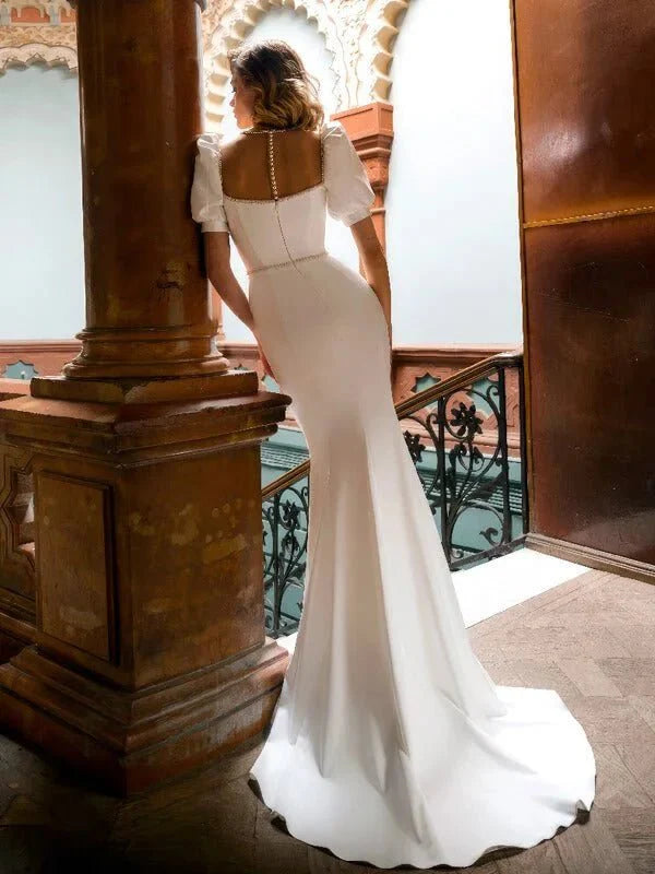 robe-de-mariage-sirene-blanche-vintage